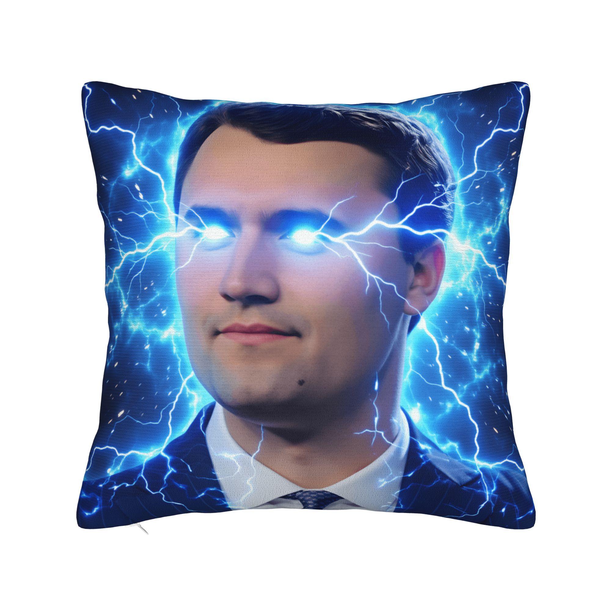 

Pillow Cover Funny Charlie Kirk Vintage Pillow Case For Office Car Home Decor Pillowcases 30cmx30cm