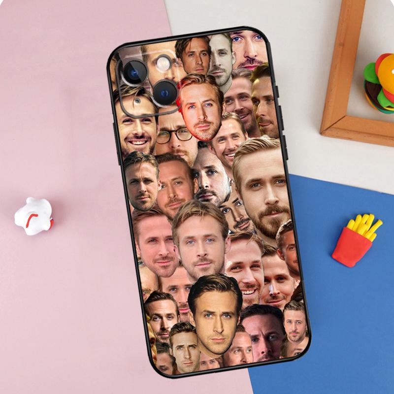 Ryan Gosling Case For iPhone 13 11 12 14 15 16 Pro Max Mini X XR XS Max Plus Soft Cover iPhone 13