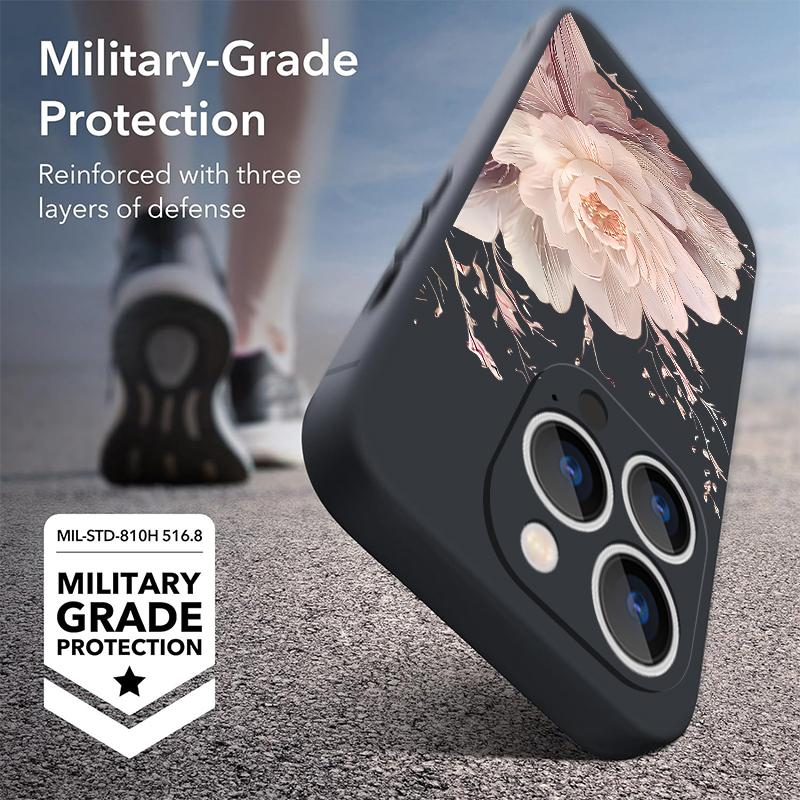 Für iPhone 17 Pro Max Hülle INS Buntes Blumenmuster Magnetisch Für Magsafe Weiche Hülle Für iPhone 16 15 14 13 Pro Max 17E 16E