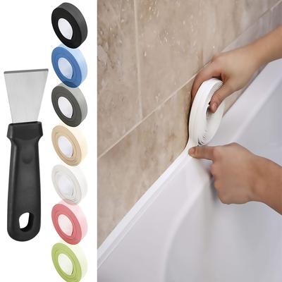 Dichtband Wasserdicht Selbstklebend, Rasierklingenschaber, Badewannen-Dichtstreifen Dichtband Dichtstreifen für Küchenarbeitsplatte