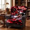 Custom Name Star Performance Flannel Blanket Throw Blanket Soft Warm Sofa Bed Camping Home Decor Unique Christmas Gift