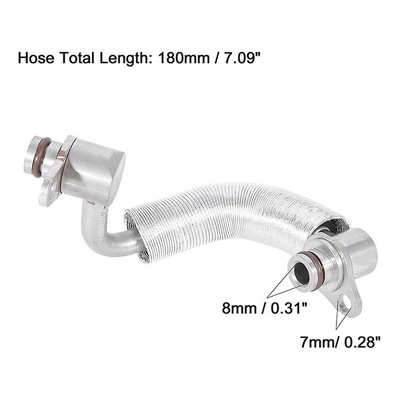 11538663517 11538663516 Left+Right Turbocharger Coolant Pipe Car For BMW- 320I 328I 428I 528I X3 X4 X5 Replacement Accessories