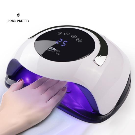 

120 Вт Smart Sensing Nails Ornaments УФ-гель-лак Сушилка для ногтей Лампа для завивки Маникюрная машина с таймером