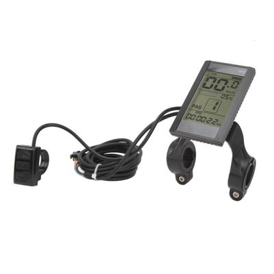 Electric Bike LCD Display Meter 24V 36V 48V Waterproof Multifunctional 22.2mm S830 LCD Display for Modification Accessories