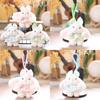 Cute Bunny Plush Keychain With Bow Tie For Girls And Kids