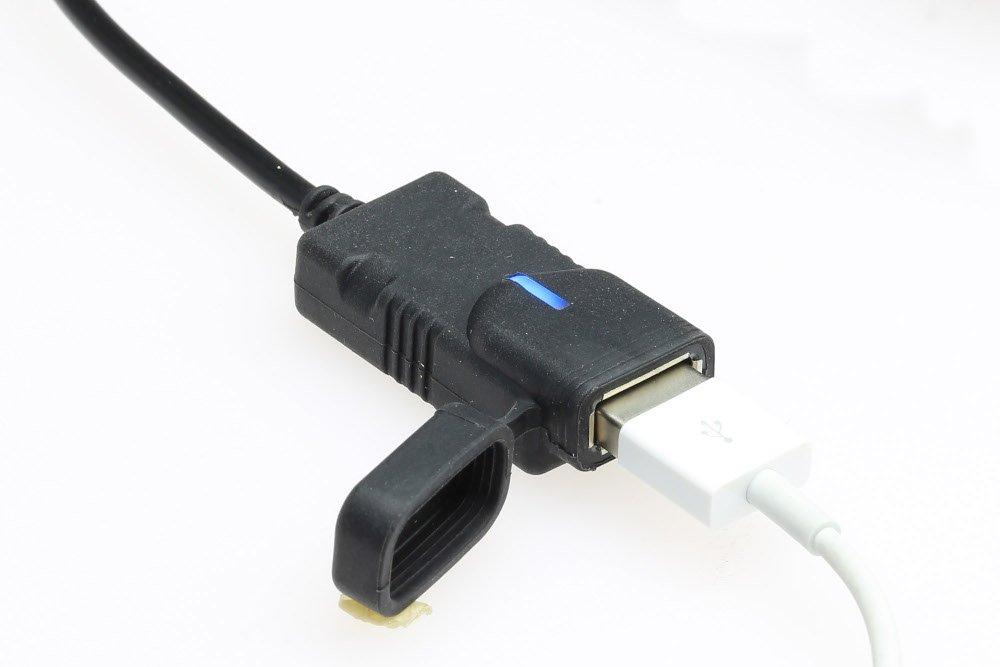 Kijima 304-6247 Motorcycle Parts USB Port Kit, Single, Indicator Included