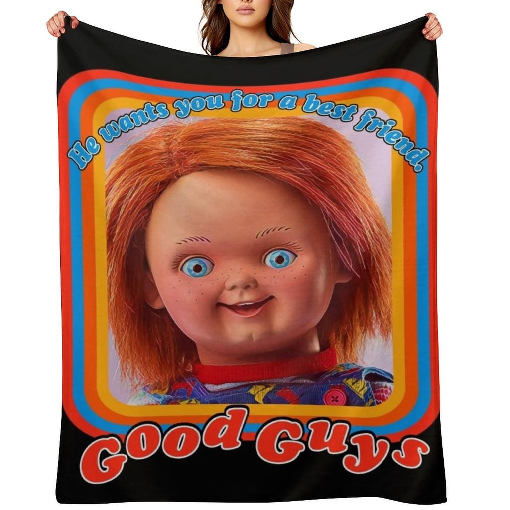 good guys Throw Blanket heavy to sleep for sofa christmas decoration halloween Blankets
