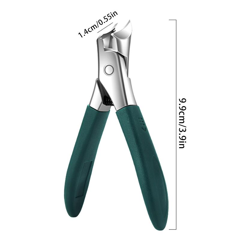 Oblique Angle Large Jaw Nail Cutter Toenail Cutter Diagonal Pliers Manicure Tools Household Special Anti-Splash Nail Clipper