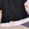 Women's 2026 Summer Casual Set: Elegant Korean Style Two-Piece with Short Sleeve Top and Wide-Leg Pants
