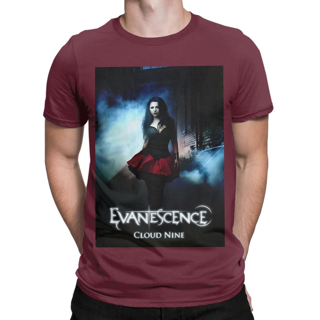 Amy lLee Evanescence light grey Funny 100 Cotton TShirt Amy lLee Evanescence Tees Tops For Unisex