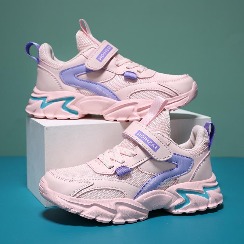 Boys' 2025 Autumn Mesh Breathable Non-slip Sports Shoes with Soft Soles for Big and Middle Kids