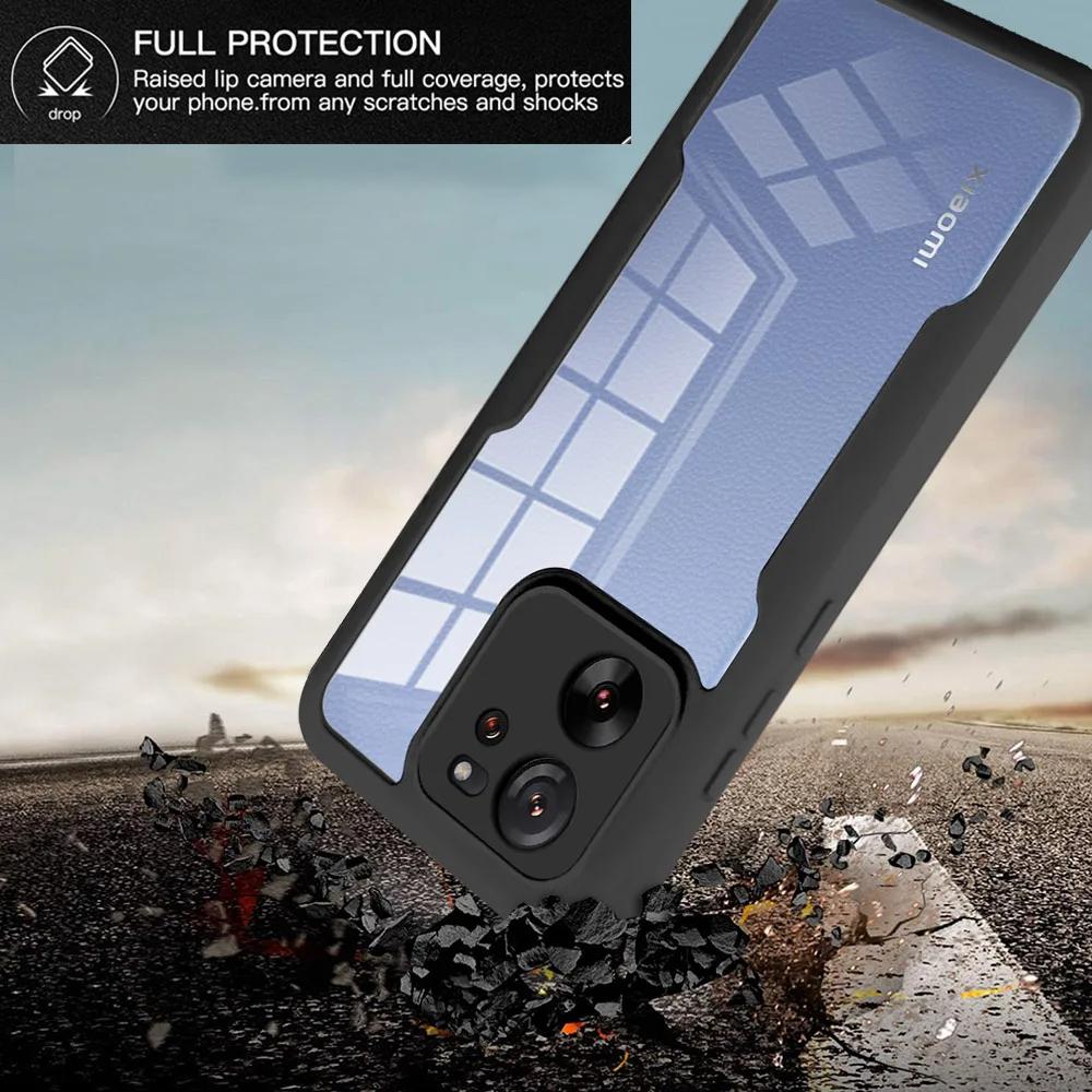 360 Full Cover Case For Xiaomi Mi 13T 12T 11T Pro Bumper Funda For Mi 14 11 12 13 Lite 5G 12S Ultra Clear Shockproof Phone Cover