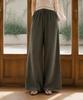 Ppaeppae Summer Light String Banding Daily Wide Pants 4 Colors