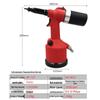 KOPO Automatic Pneumatic Rivet Nut Gun CN Plug (adapter Included)