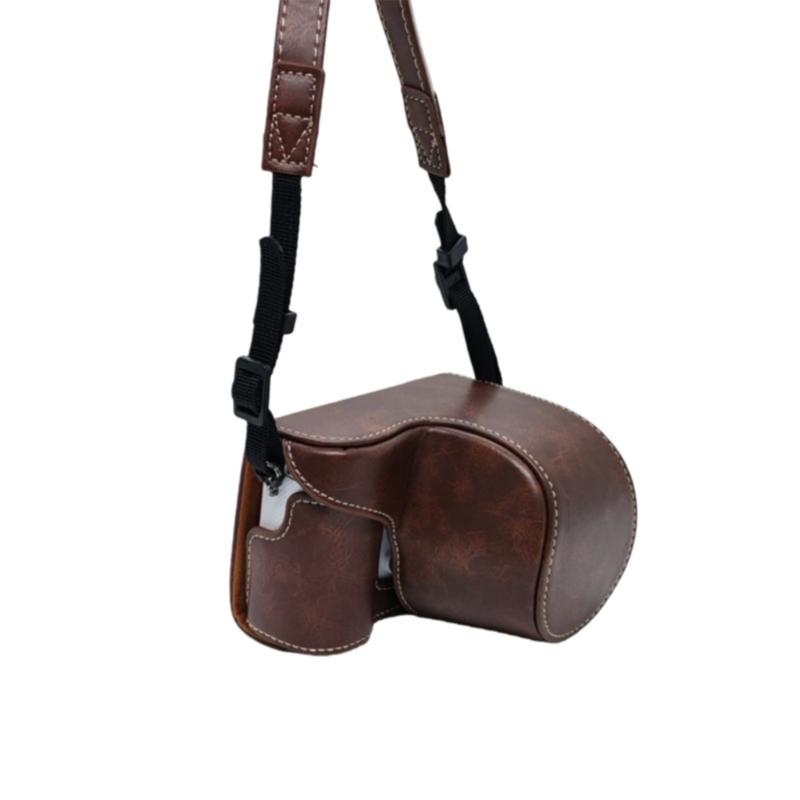 Scratch Resistant Camera Cover Protective Case Camera Storage Bag Leather Texture Suitable for A5000 A5100 Camera