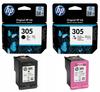 Ink Hp 305 Black + Color Cmyk Set Hp Deskjet 2710 2720 2721 2320