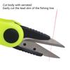 Rustfri fiskesaks Fiskelinekutter 180 grader sammenleggbar linekutter med sagtann fiskeutstyrstilbehør