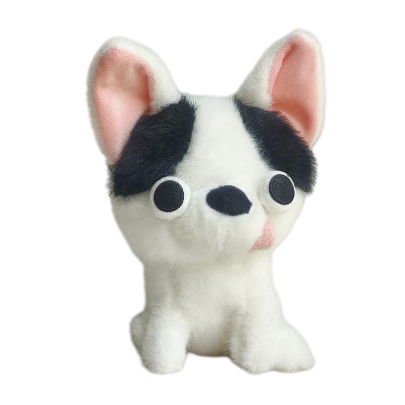 15cm Cute Chihuahua Plush Toy Squatting Small Dog Puppy Doll Brown Cream Black White Cartoon Animal Plushie Gift