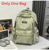 College Style Nylon Backpack With Feature For Students And Teens