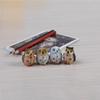 Mini Cute Cartoon Owl Shape Adornment for Plant Pots Fairy Garden Decor Ornament