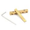 5 String Basses Nut Height Adjustable Brass Roller Nut Split Regulation Parts for Electric, Acoustics Basses