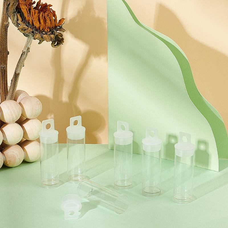 30/60pcs Plastic Bead Containers Bottle for Seed Beads Storage Clear 10ml(0.34fl. Oz) Jewelry Making Display Packaging Supplies