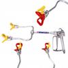 TwinSpray SteelPro 7/8 - Double Lance for Paint Sprayer | With Guards and Tips | Airless | For Zenhtril/RosfixGraco/Wagner | Stainless Steel