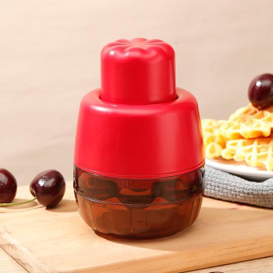 Cherry Pitter Tool 7-Hole Cherry Pit Extractor Ergonomic Cherry Tool Noise-free Cherry Pit for Left
