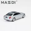 Alloy Cadillac CT6-Black and silver car model, sliding, detail reproduction, children's toys, adult collectible miniature model