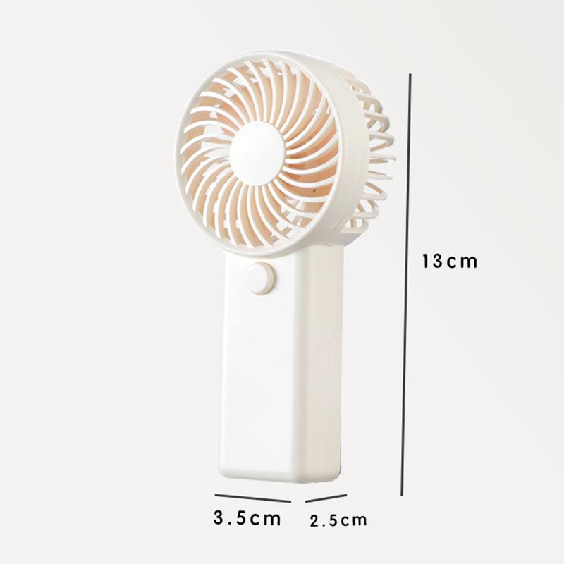 Small Portable Fan Handheld Lightweight Pocket Size Mini Fan USB Rechargeable for Home Work and Travel