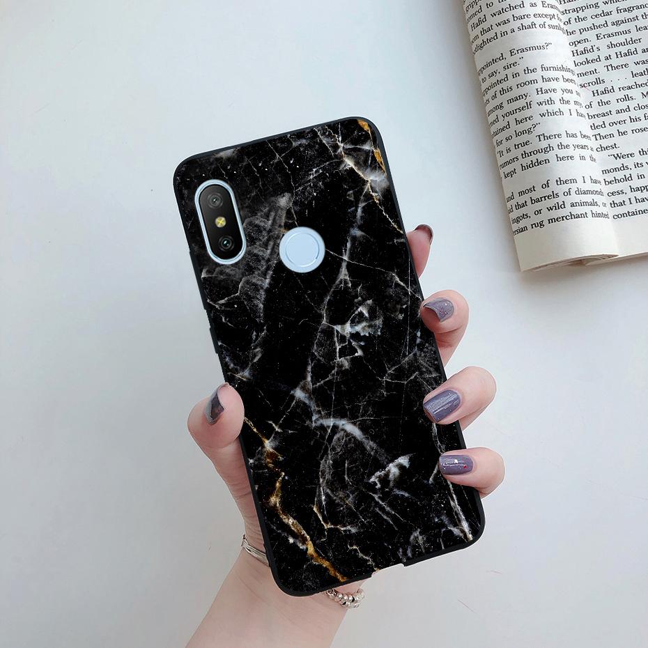 Phone Case For Xiaomi Mi A2 Case Xiaomi Mi A2 A 2 MIA2 2A lite Cases Silicone TPU Bumper Shockproof Black Astronaut Marble Cover Mi A2