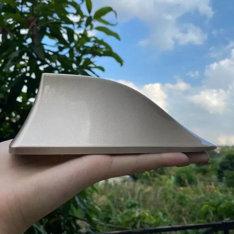 Car Radio Shark Fin Car Shark Antenna Radio FM Signal Design For All Automobiles Aerials Auto Exterior Styling Replacement Parts