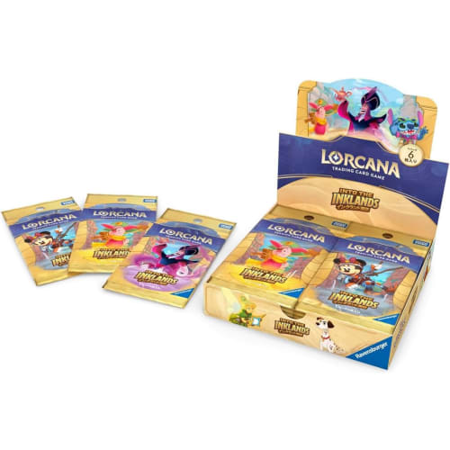 [Unopened Box] Disney Lorcania Trading Card Game Japanese Version Booster Pack "Exploring Inkland" [Purchase 15 Boxes To Get an Unopened Carton]