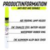 6lots Night Fishing LED Glowing Stick, Waterproof Luminescent Floating Tail Light, Portables  Fishing Tackle Accessories