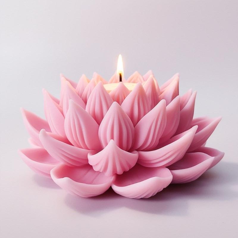 Unique Candles and Decorative Pieces Crafting Silicone Mold for DIY Enthusiasts Resin Mold for Candle and Plaster Making