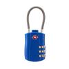TSA Customs Password Lock Anti-theft Wire Rope Padlock Durable 3 Digit Combination Lock  Travel