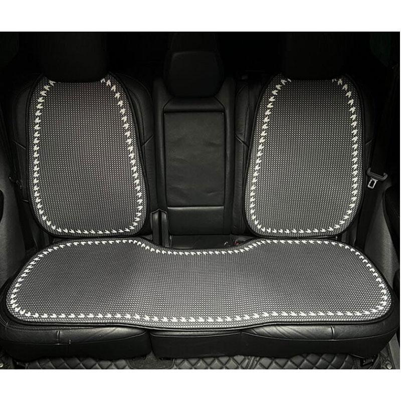 Car Ice Silk Cushion Cover Summer Cool Cute Panda All-season Anti-skid Breathable Seat Cushions Men Women Luxury Car Interior