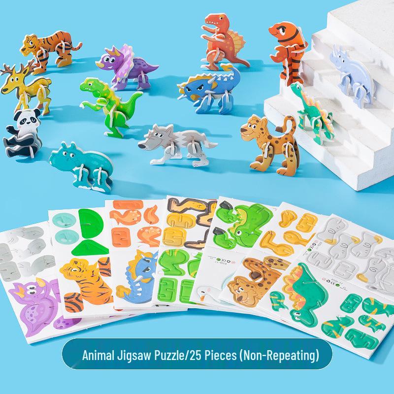 3D Creative Animal Puzzle DIY Toy for Kids – Fun Educational Insect Puzzle