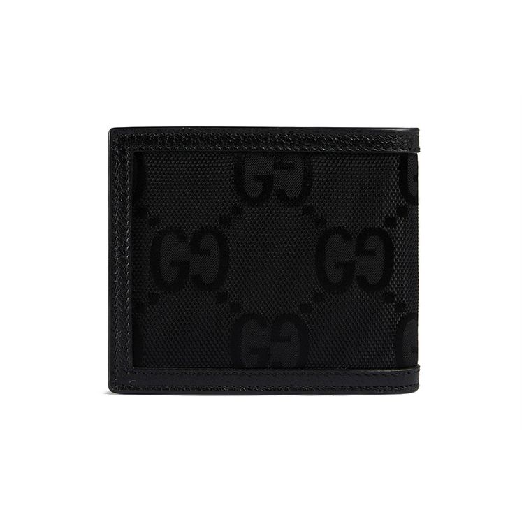 Gucci Off The Grid Eco-Friendly Series Logo Leather Wallet Men Wallet Black 625573-H9HAN-1000