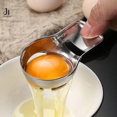 Egg White Separator Stainless Steel Tools Eggs Yolk Filter Gadgets Kitchen Accessories Separating Funnel Spoon Divider Utensils