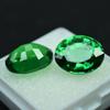 Flawless Ceylon Tsavorite Green Garnet 20 Ct Loose Oval Excellent Shape Gemstone