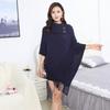 Turtleneck Sleeveless Sweater Button Tassel Women's Cloak Shawl Fashion Sweater