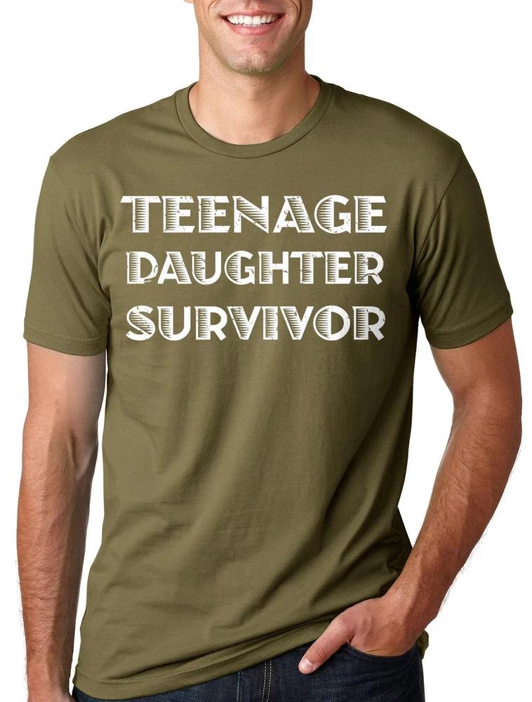 Fathers Day Gift Teenage Daughter Survivor Tee shirt Gift for Father Tshirt S