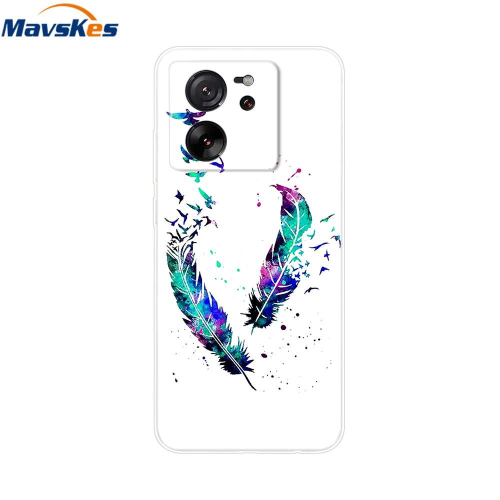 Clear Silicone Case For Xiaomi 13T Pro Back Cover For Xiaomi 13T Case Soft TPU Bumper Protective Phone Cases Mi13T Fundas Coque