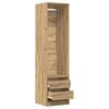 Artisan Oak Wardrobe 50 x 50 x 200 cm Particleboard