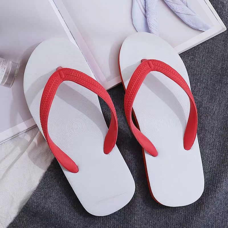 Men's Fashion Flip Flops, Casual Outdoor Beach Slippers, Non-slip Flat Clip Toe Shoes, Lightweight Breathable Summer Sandals