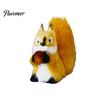 Realistic Squirrel Stuffed Toy Plush Hanging Ornament, Artificial Fur Animal Figurine for Christmas Cute Pendant Car Mirror Tree Decor, Rearview