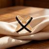 Silky Scarf Ring Clip, T-shirt Tie Clip for Women, Alloy Round Circle Clip Buckle, Clothing Ring Wrap Holder