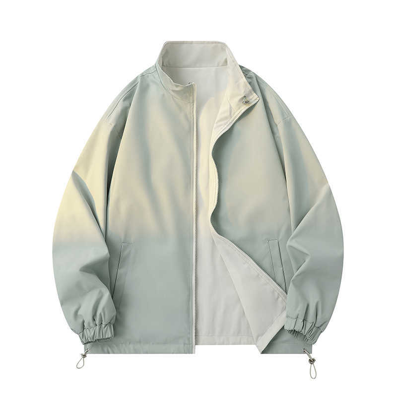 

Two-sided Couple Loose Waterproof Standing Collar Jacket Spring and Autumn Windproof Waterproof Sports Mountaineering Suit S