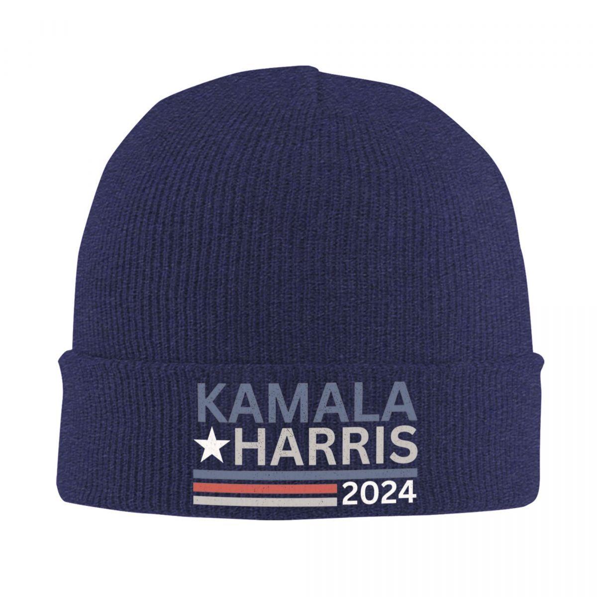 

Kamala Harris 2024 47th US President Knitted Hat Beanies Autumn Winter Hats Warm New Cap for Unisex Women Gifts
